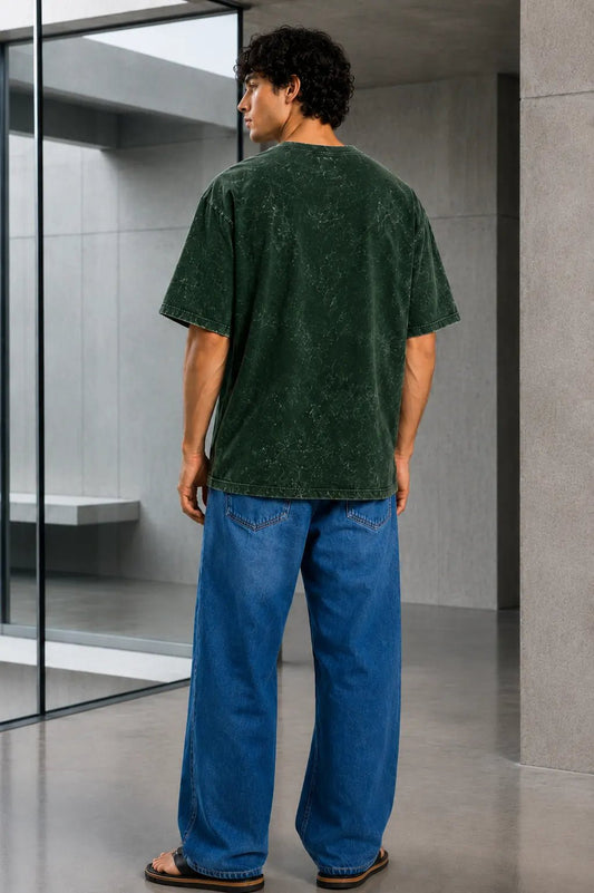 Acid Washed Oversized Graphic T-Shirt | Oversized T-Shirt | STORKK